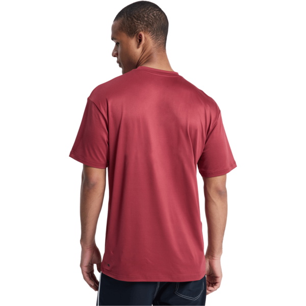 2026 Quiksilver Mens DNA Surf Tee Short Sleeve Rash Vest AQYWR03138 - Burnt Russet